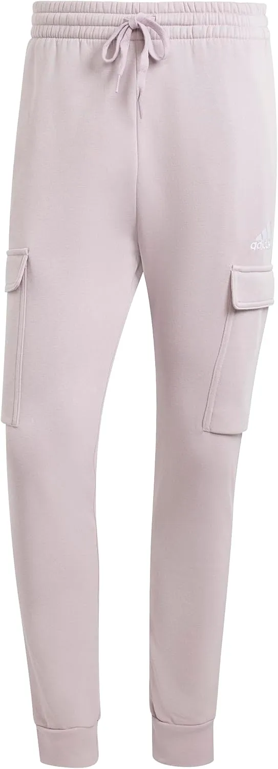 adidas Men's Essentials Fleece Regular Tapered Cargo Pants