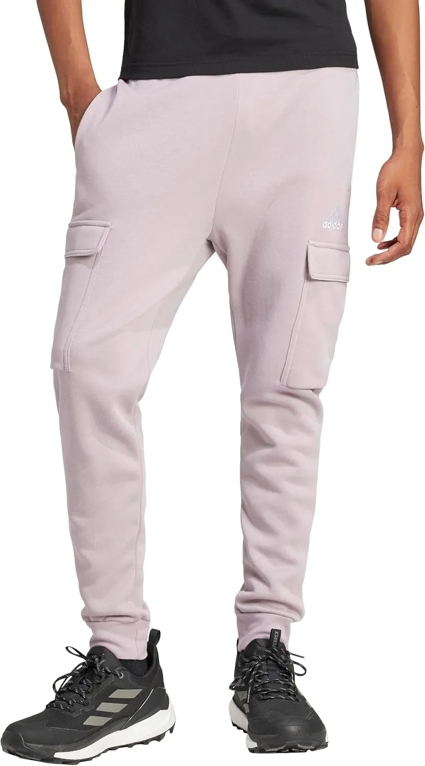 adidas Men's Essentials Fleece Regular Tapered Cargo Pants
