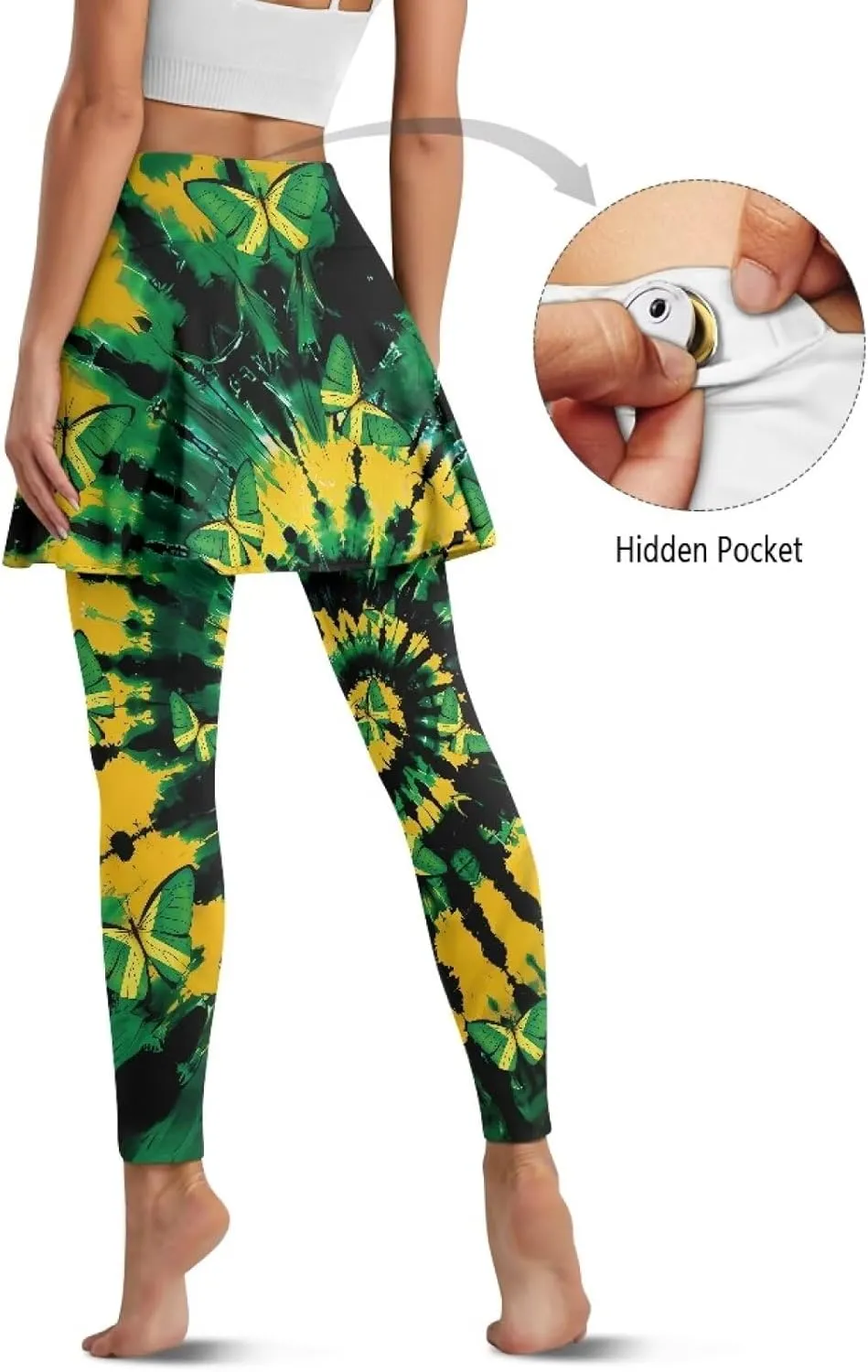 AFPANQZ Skirted Leggings for Women High Waisted Casual Butt Lift Leggings Winter Fall Gym Yoga Sport Yoga Pants