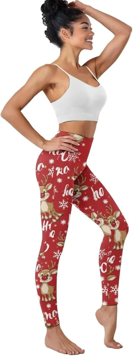 AFPANQZ Women's Yoga Leggings Tummy Control High Waisted Yoga Pants with Pockets Gym Fitness Stretch Capri Athletic Pants