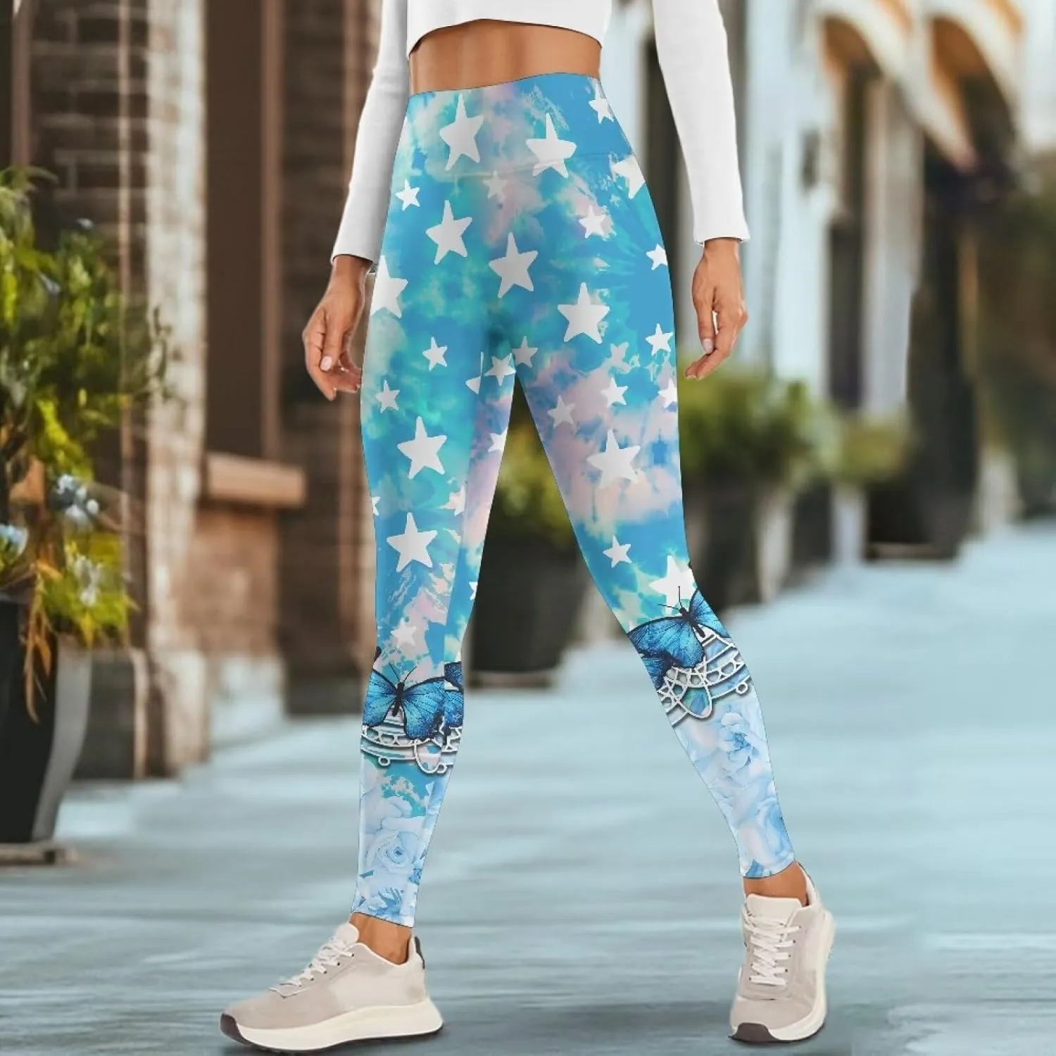 AFPANQZ Women's Yoga Leggings with Pockets Seamless Yoga Pants Casual Pants for Girls Running Dance Fitness Pants