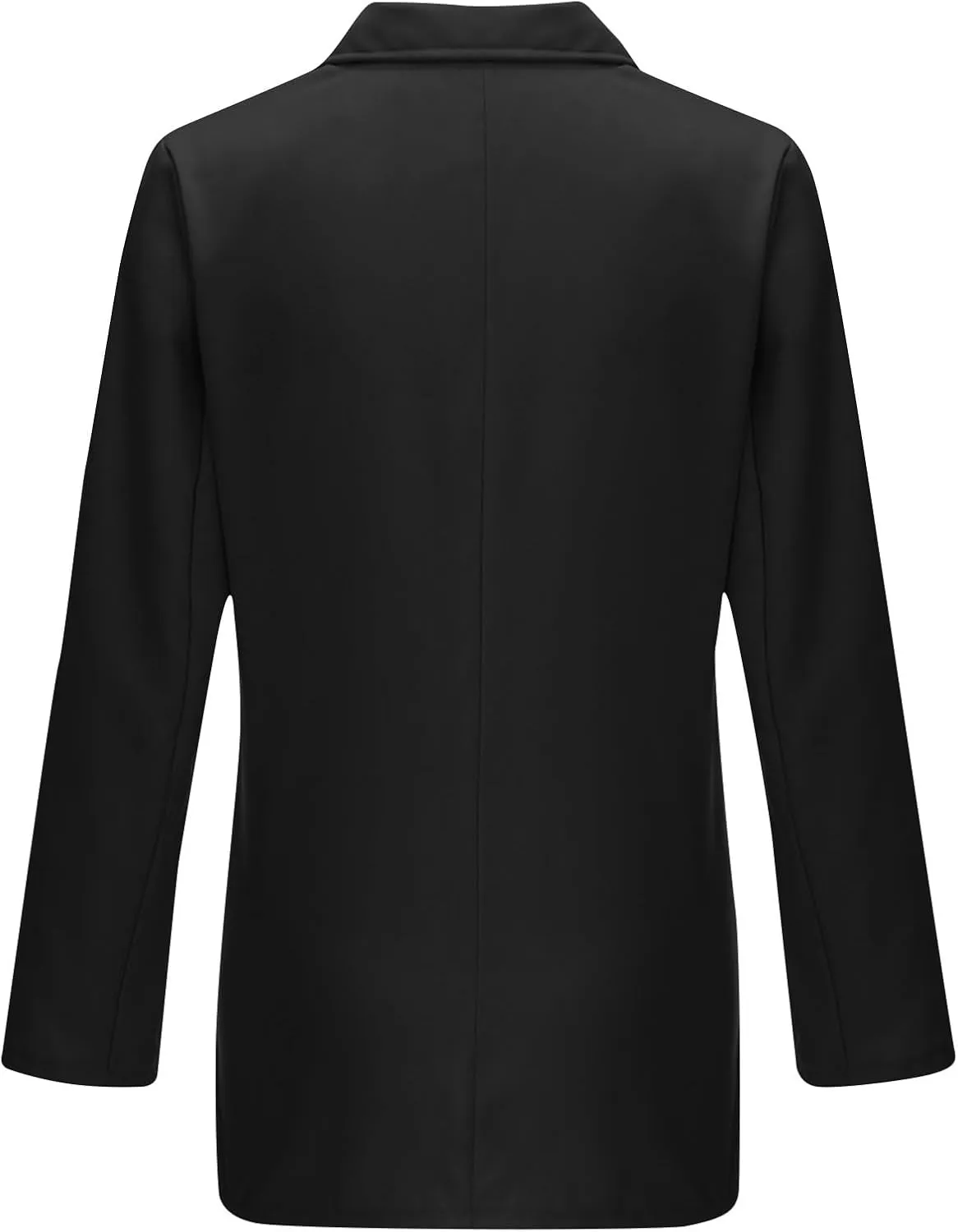 Blazers for Women Business Casual Long Sleeve Double Breasted Jackets Open Front Notch Lapel Work Jackets with Pockets