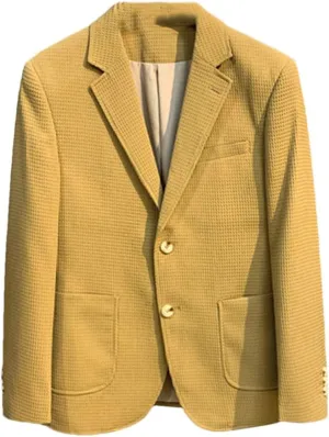 British Style Striped Casual Suit Jackets Mens Slim Fit Business Blazers Coat Formal Social Prom Tuxedo