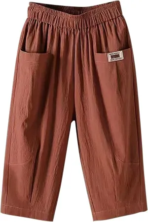 Capris Pants Bermuda Shorts for Women Casual Summer Beach Drawstring Shorts Knee Length Loose Cute Vacation Short