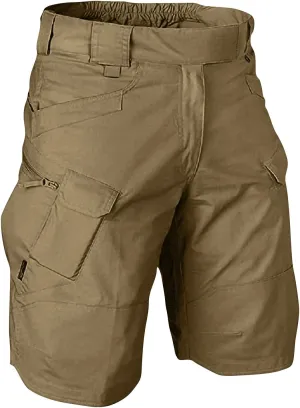 Cargo Shorts for Men Summer Outdoor Tactical Pants Solid/Patriotic Printed Military SweatShorts with Multi Pocket