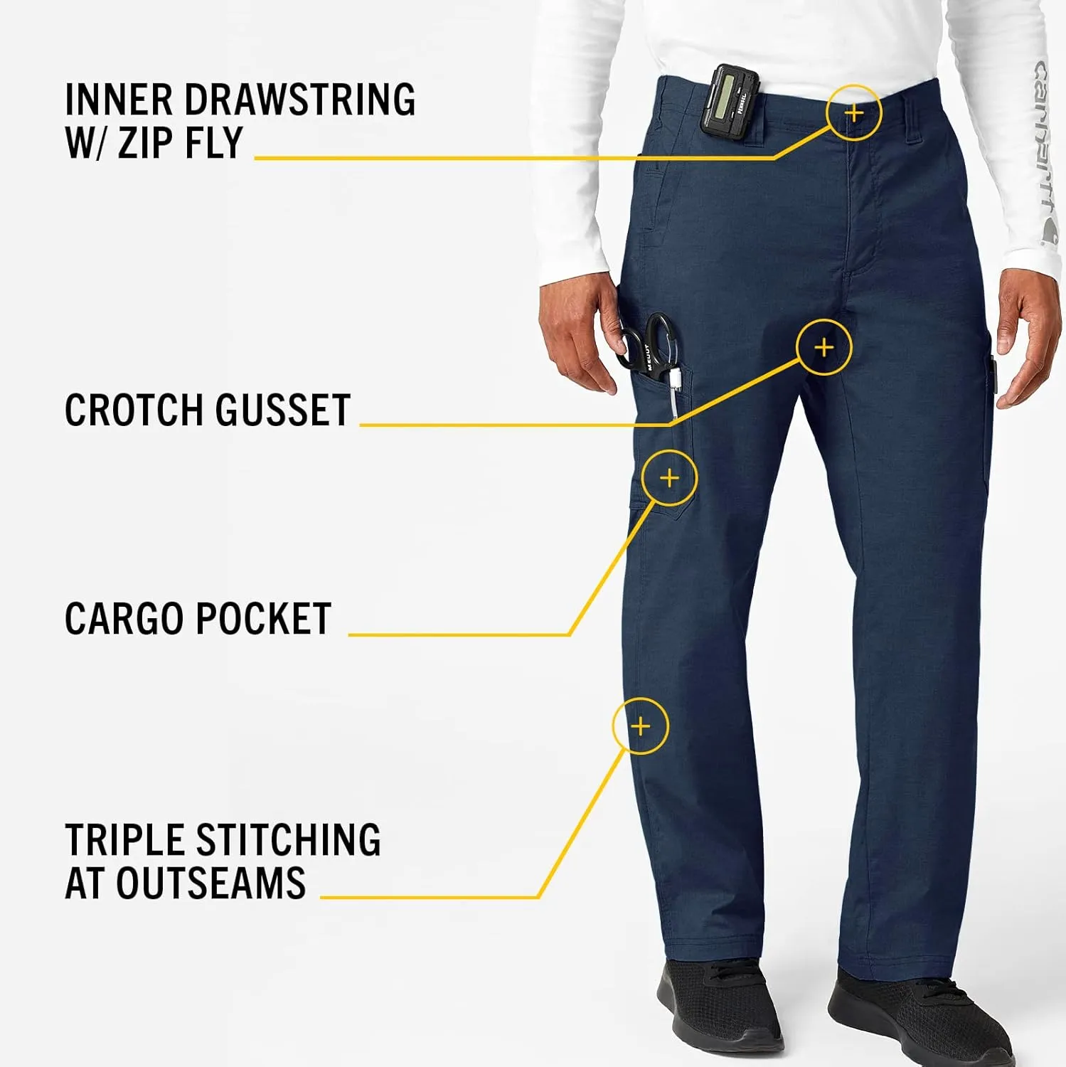 Carhartt Men's Rugged Flex Modern Fit Ristop Straight Leg Cargo Pant