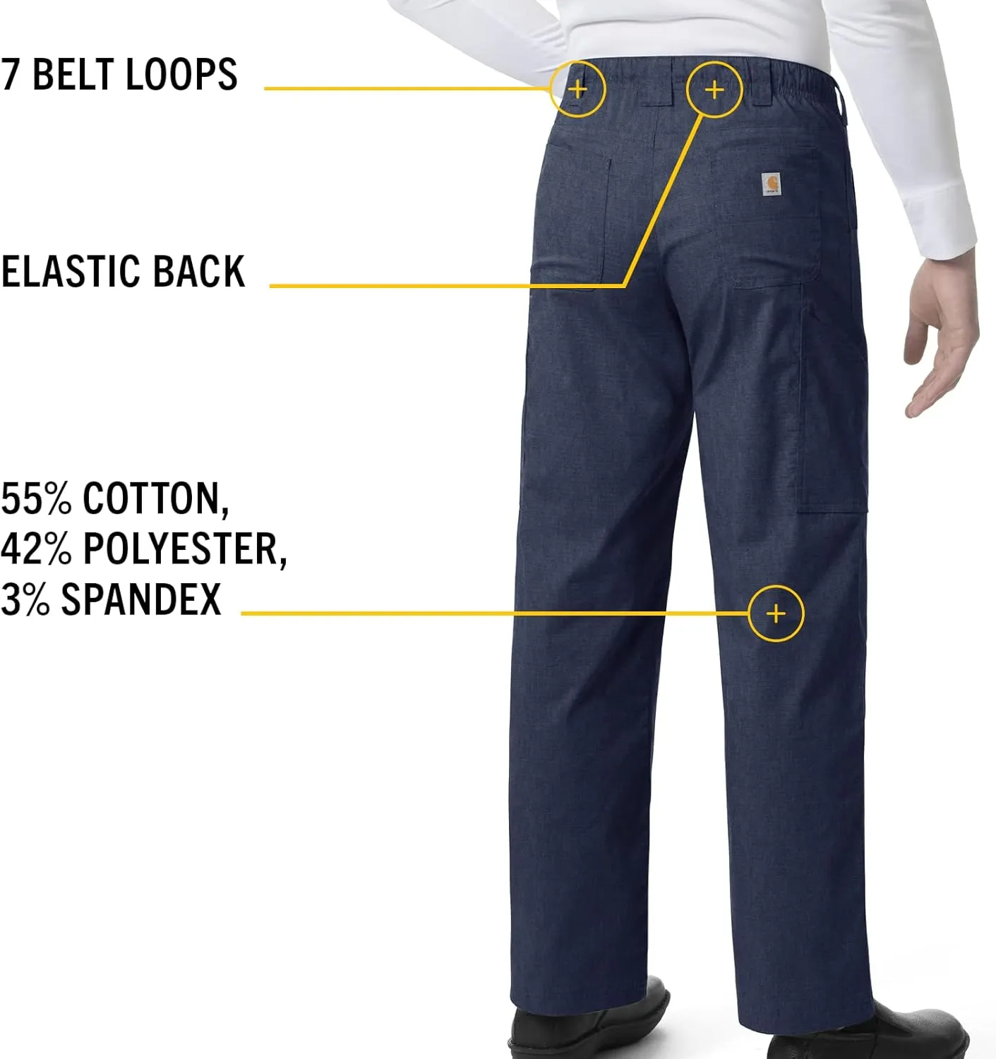 Carhartt Men's Rugged Flex Modern Fit Ristop Straight Leg Cargo Pant