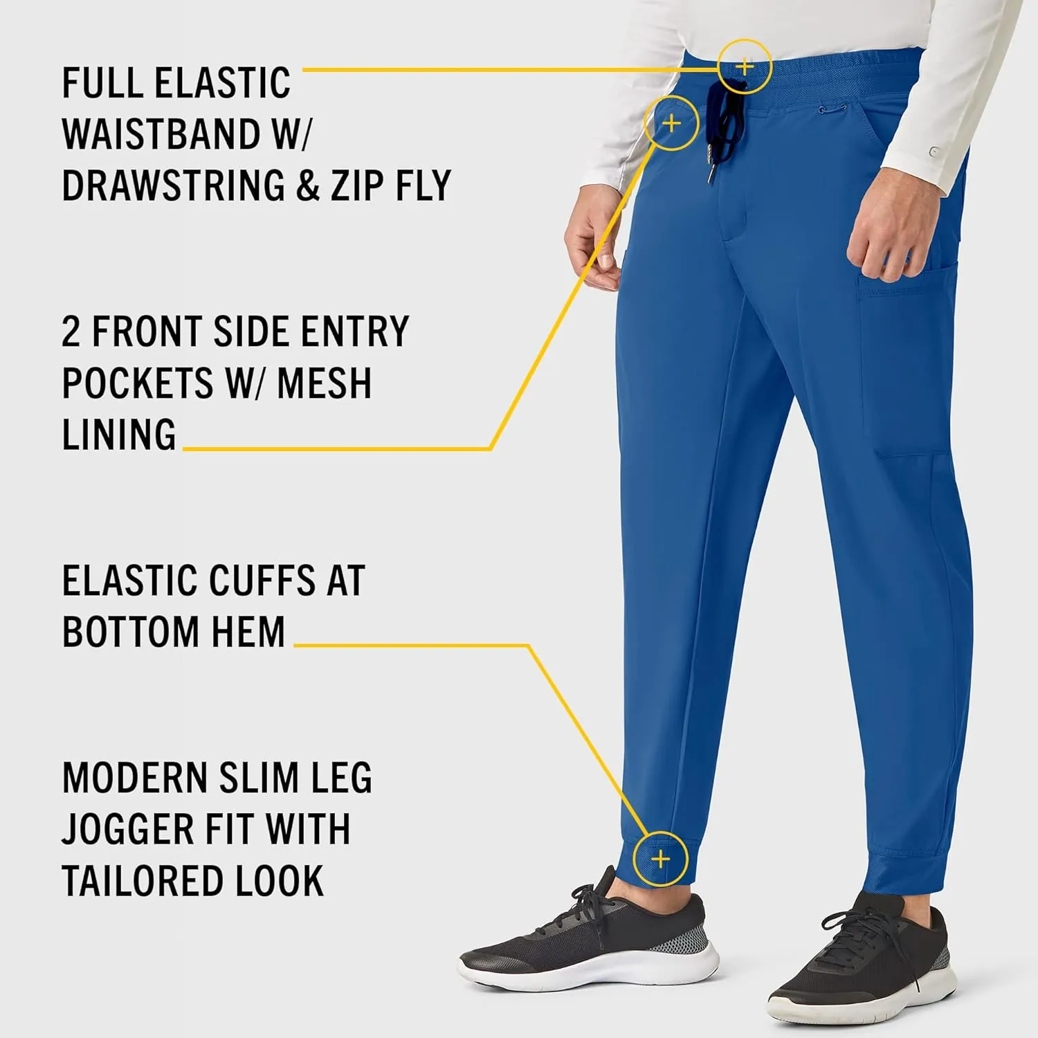 Carhartt Scrubs C56106 Men's Force® Modern Fit Twill Jogger Pant