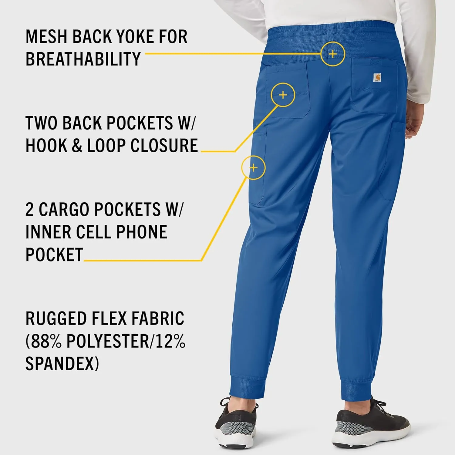 Carhartt Scrubs C56106 Men's Force® Modern Fit Twill Jogger Pant