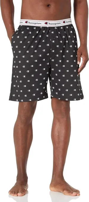 Champion mens Jersey Printed Sleep Shorts