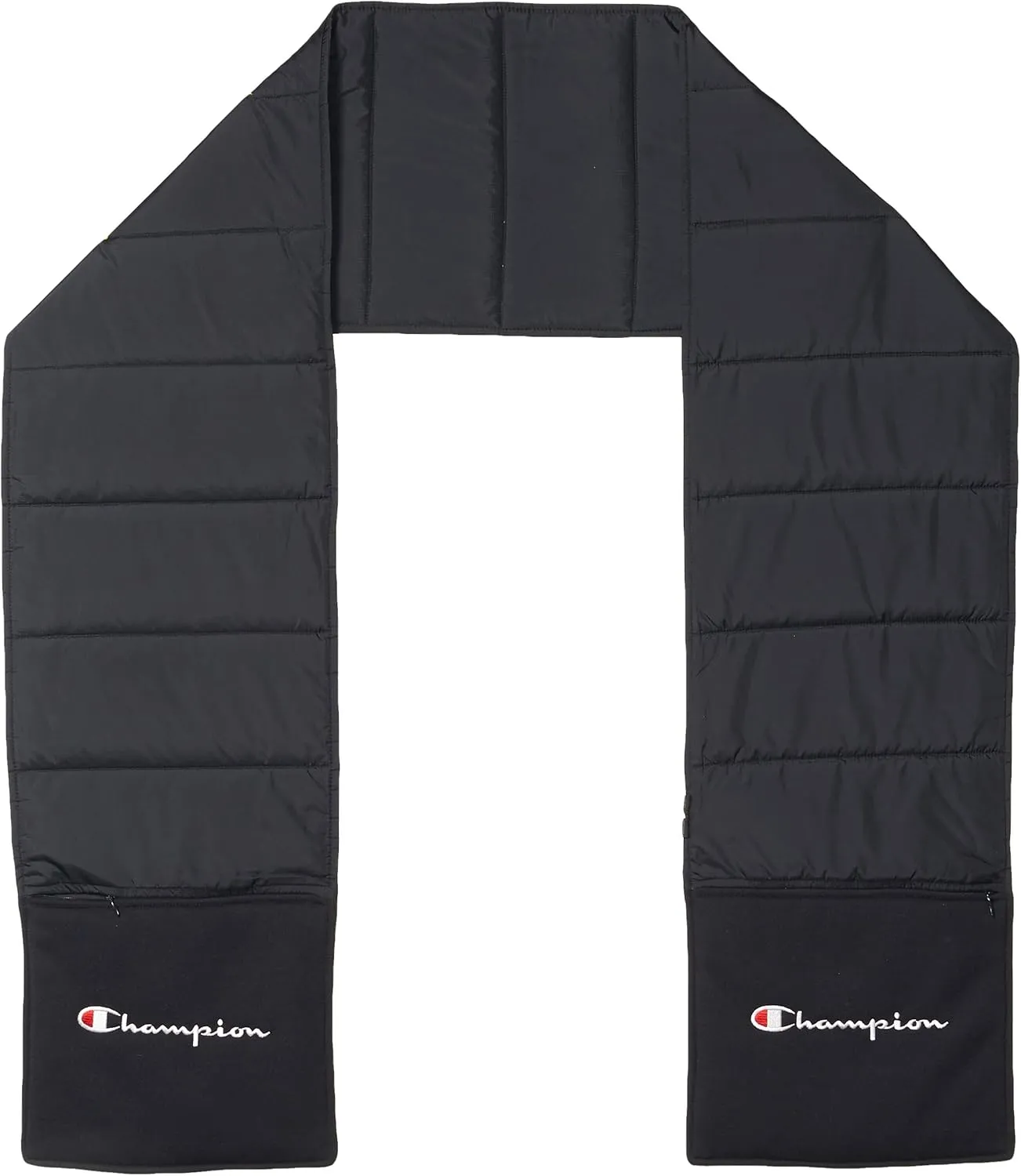 Champion Women's Puffer Scarf, Black, ONE Size