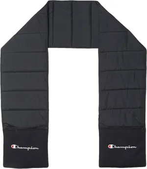 Champion Women's Puffer Scarf, Black, ONE Size