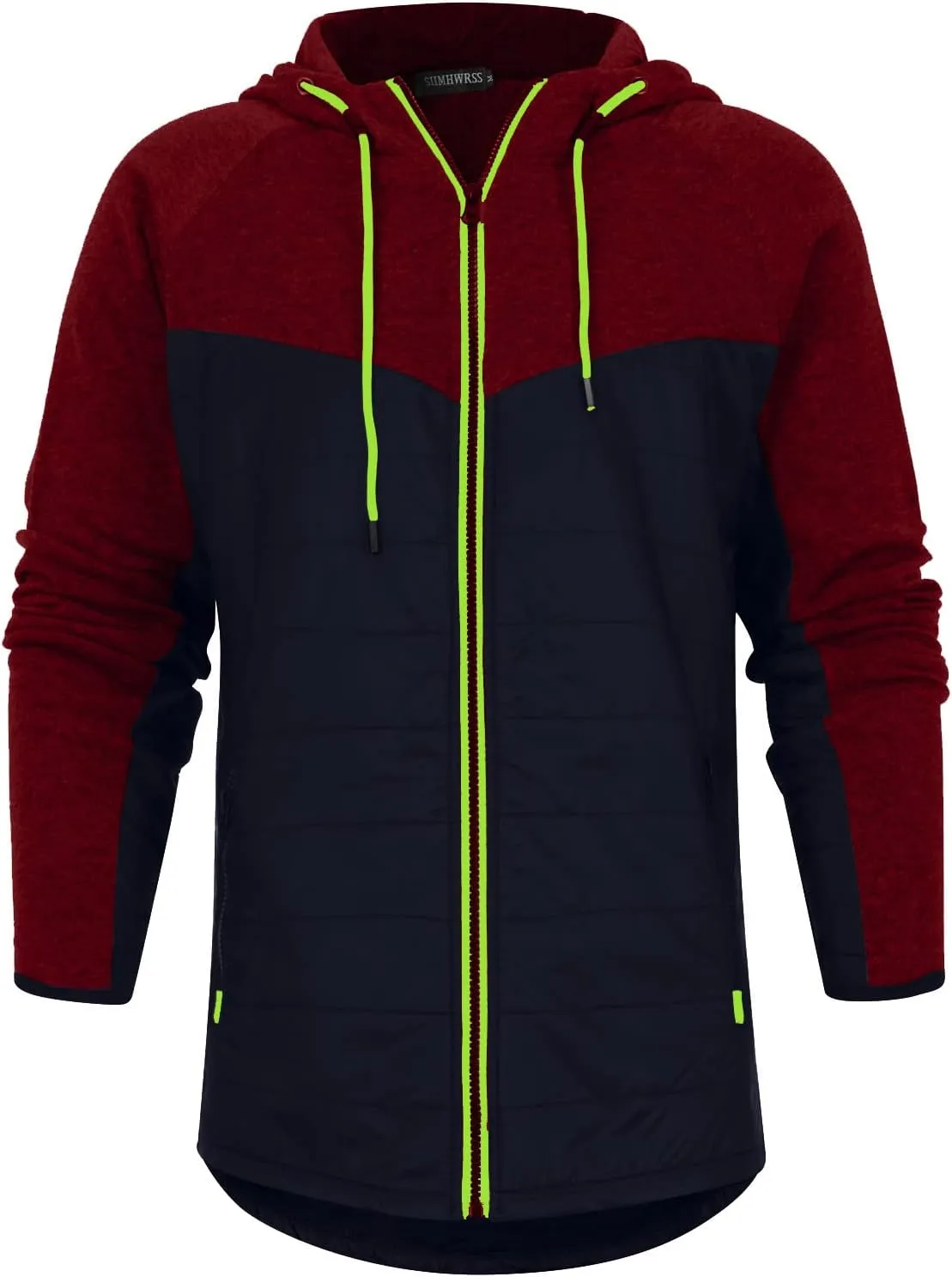 DuDubaby Men's Casual Camouflage Sports Sweatshirt Long Sleeve Zipper Hooded Jacket Coat