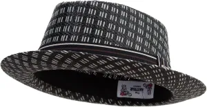 e4Hats.com Woven Paper Strae Wide Brim Porkpie Upbrim Fedora