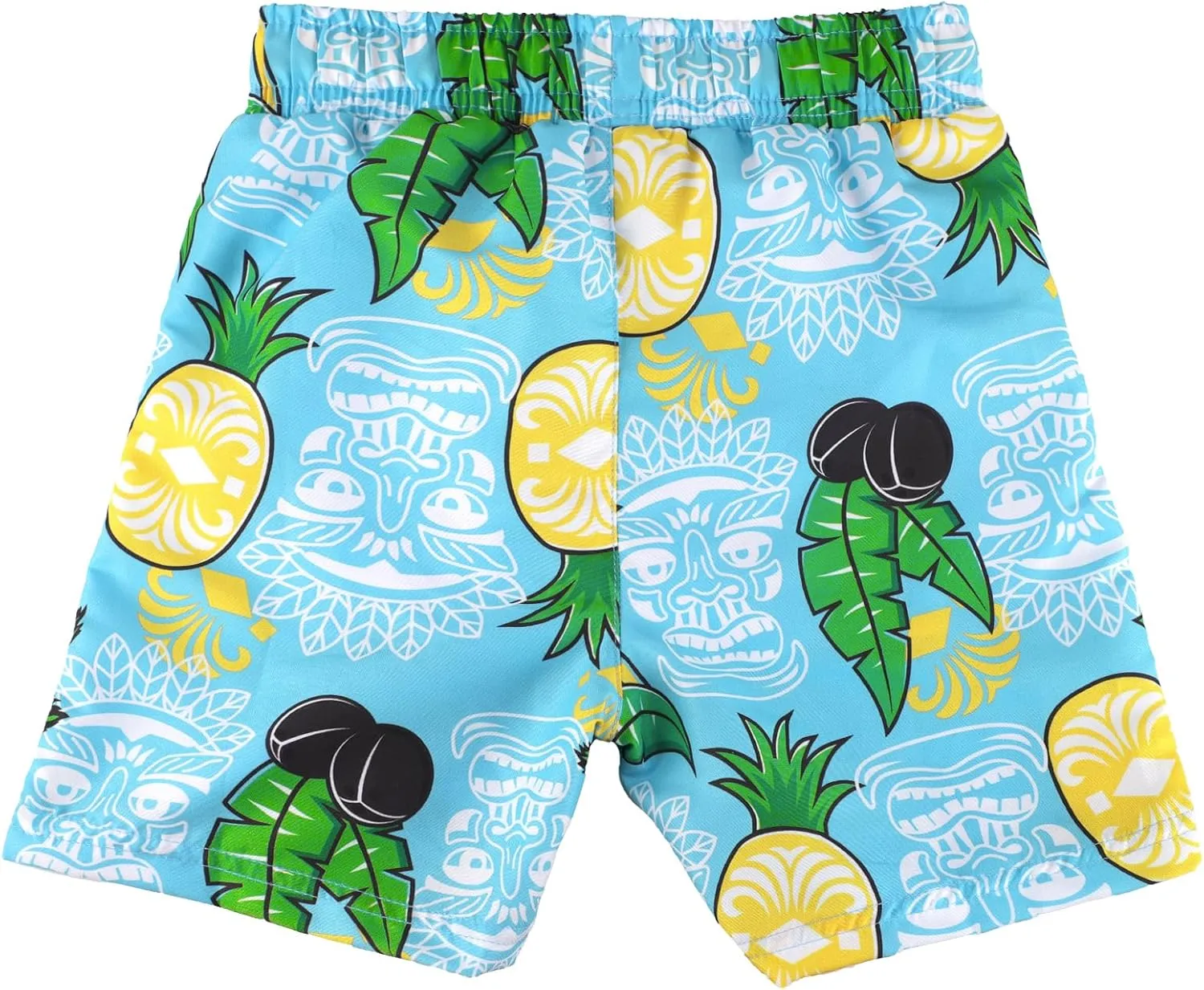 ESTAMICO Boys' Quick Dry Beach Swim Trunk Printed Board Shorts with Pockets