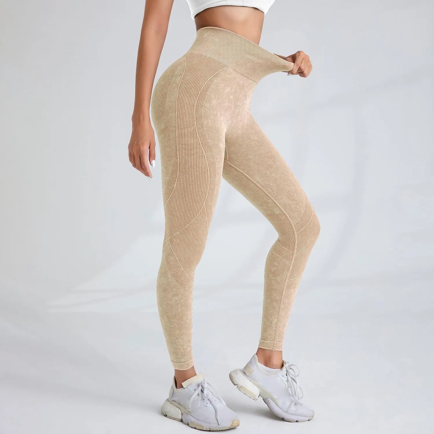 Flare Leggings Women's Tummy Workout Compression Tights Yoga Leggings High Yoga Pants for Yoga Gym Workout Womans