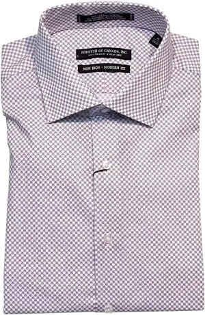Forsyth of Canada Non-Iron Modern Fit Long Sleeve Stretch Dress Shirt