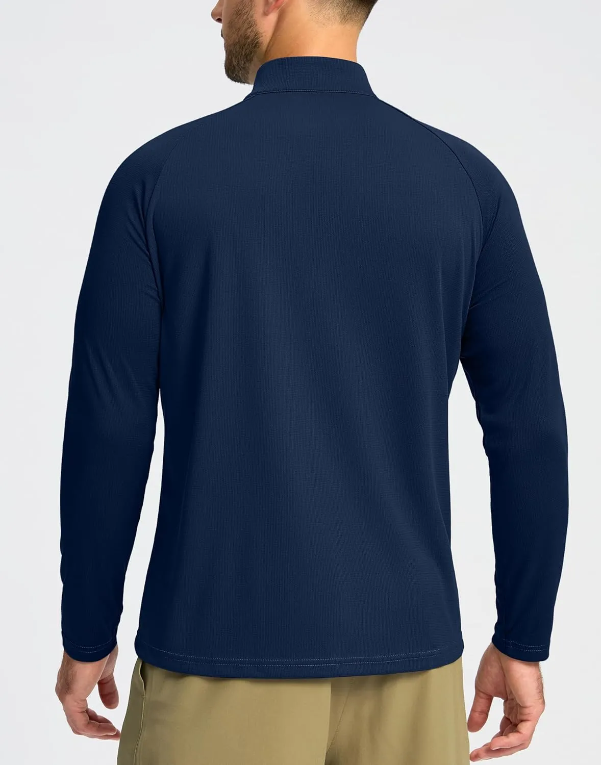 G Gradual Men's Running Shirts Long Sleeve Athletic Shirt Lightweight Quick Dry Quarter Zip Pullover for Men Workout Gym Golf