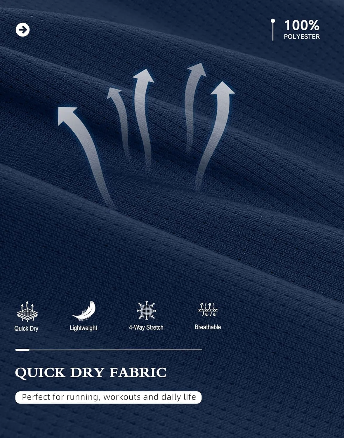 G Gradual Men's Running Shirts Long Sleeve Athletic Shirt Lightweight Quick Dry Quarter Zip Pullover for Men Workout Gym Golf