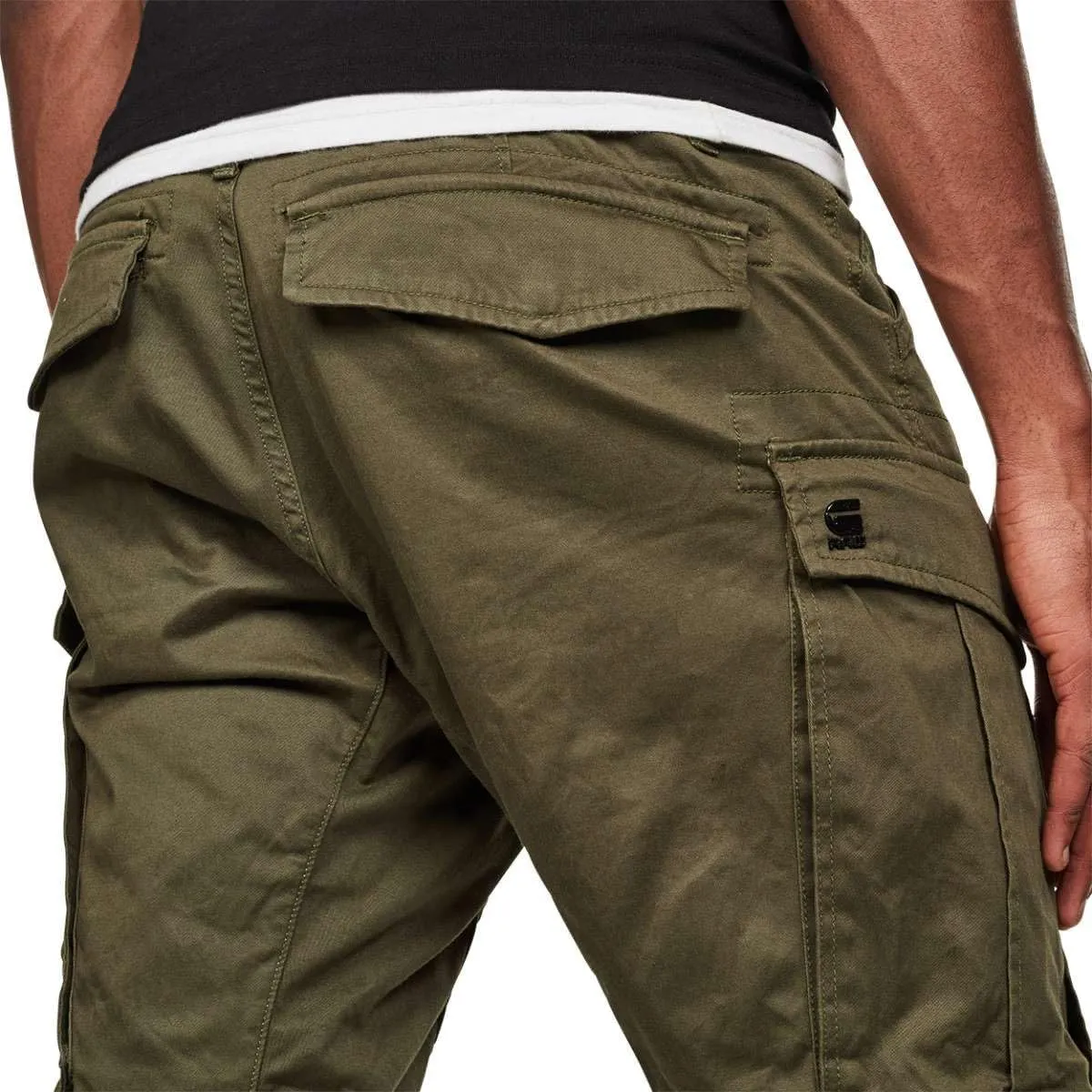 G-STAR RAW Men's Rovic Zip 3D Straight Tapered Fit Cargo Pants