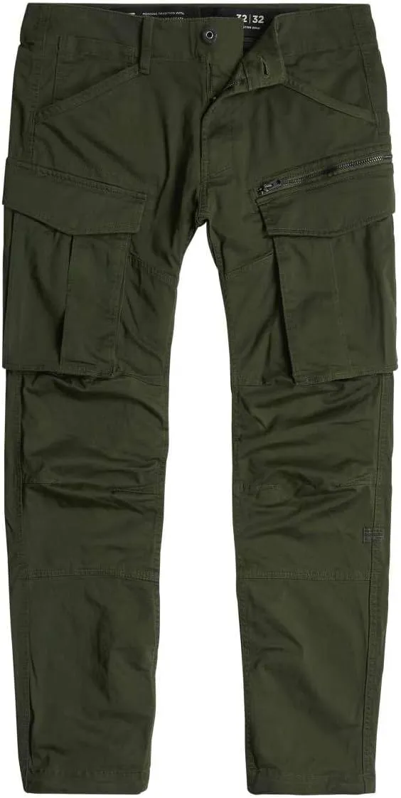 G-STAR RAW Men's Rovic Zip 3D Straight Tapered Fit Cargo Pants