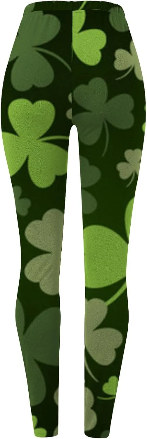 Gym Leggings for Women Irish Irish Sports Leggings with Soft and Slim Butt Lifts Yoga Pants Women Black Stretch
