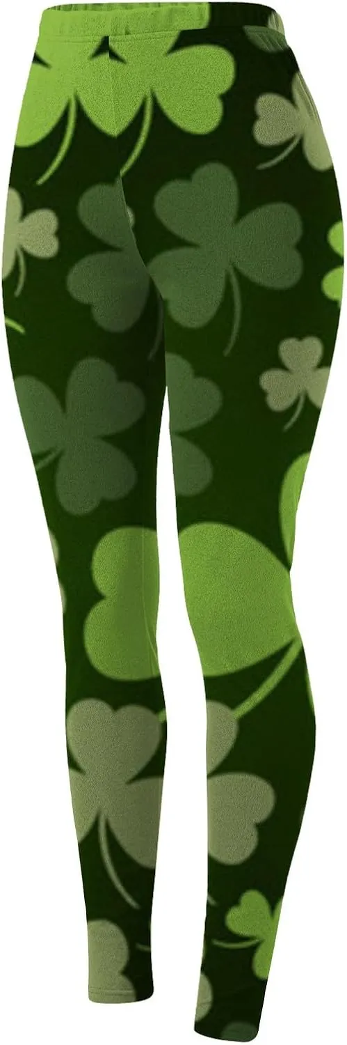 Gym Leggings for Women Irish Irish Sports Leggings with Soft and Slim Butt Lifts Yoga Pants Women Black Stretch