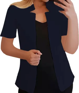 Ladies Blazers To Wear With Jeans Business for Women Top Cropped Prtite Plaid Jacket Loose With Pockets Top