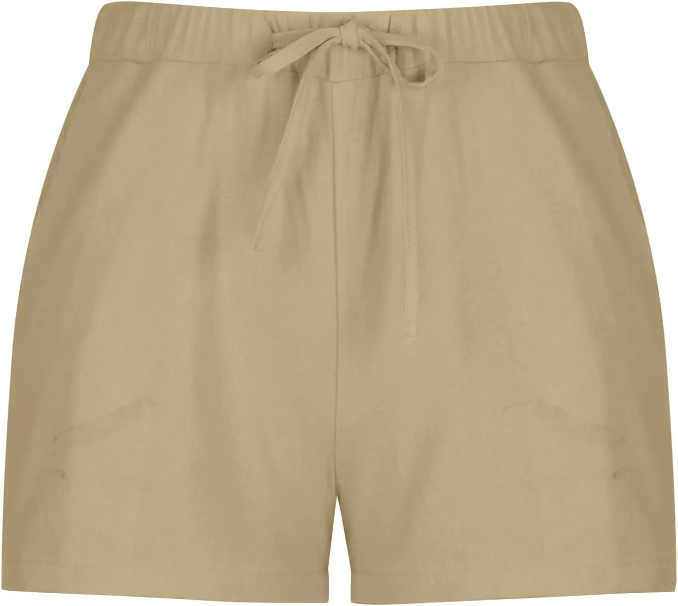 lcepcy Womens Linen Casual Shorts High Waisted Comfy Shorts Summer Contton Linen Shorts with Pockets