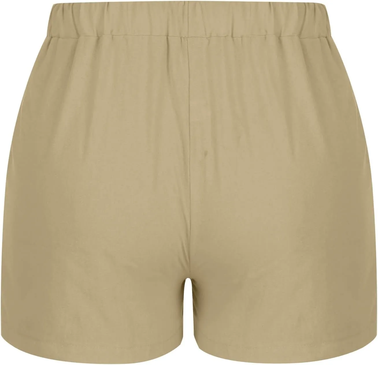 lcepcy Womens Linen Casual Shorts High Waisted Comfy Shorts Summer Contton Linen Shorts with Pockets