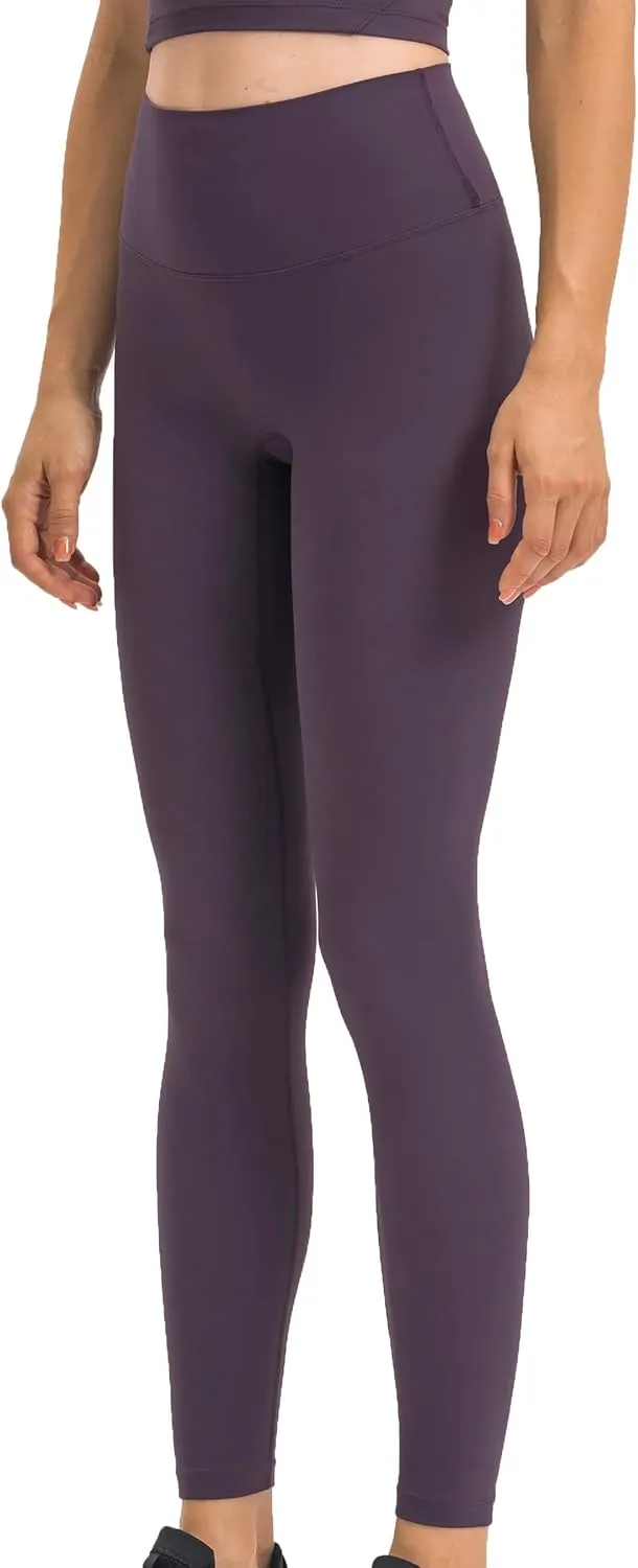 Lemedy Women Naked Feeling High Waist Tight Yoga Pants Workout Athletic Leggings