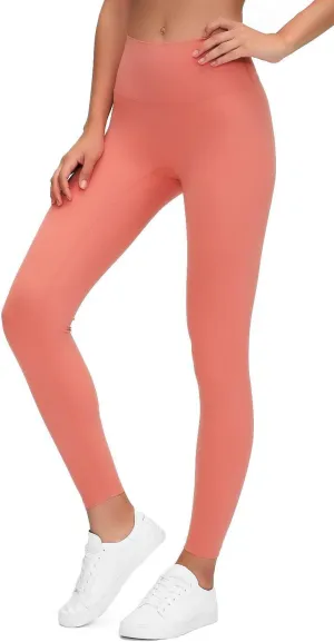 Lemedy Women Naked Feeling High Waist Tight Yoga Pants Workout Athletic Leggings