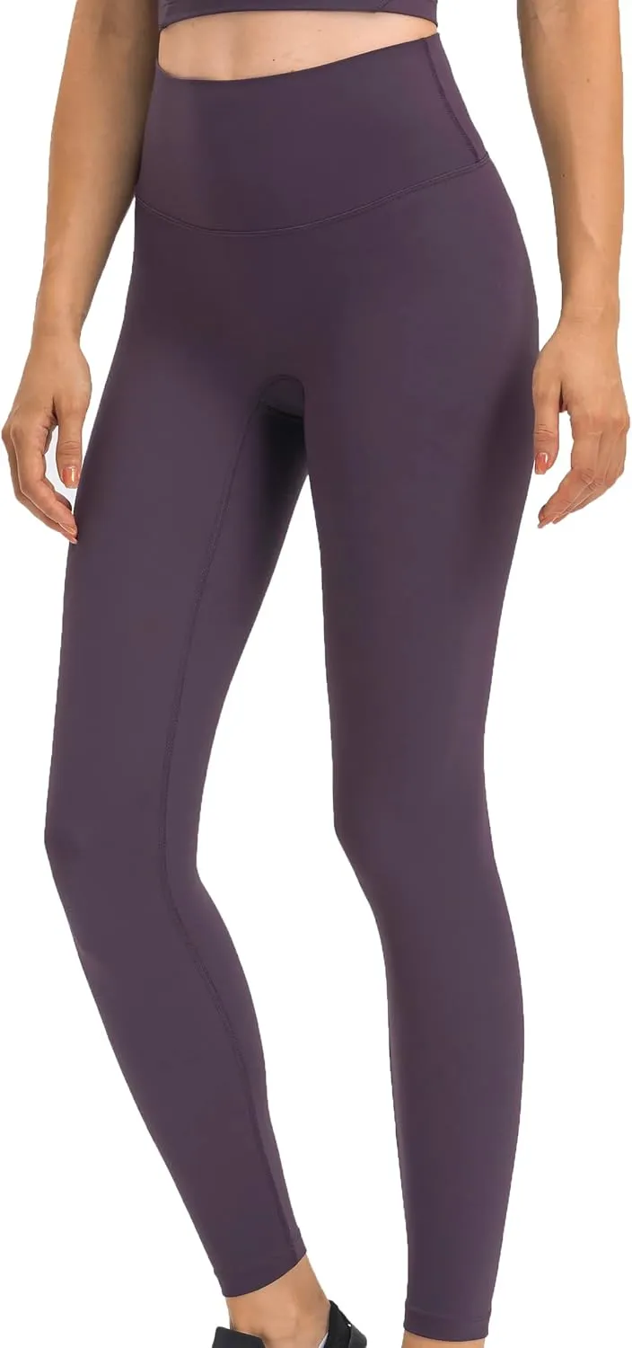 Lemedy Women Naked Feeling High Waist Tight Yoga Pants Workout Athletic Leggings