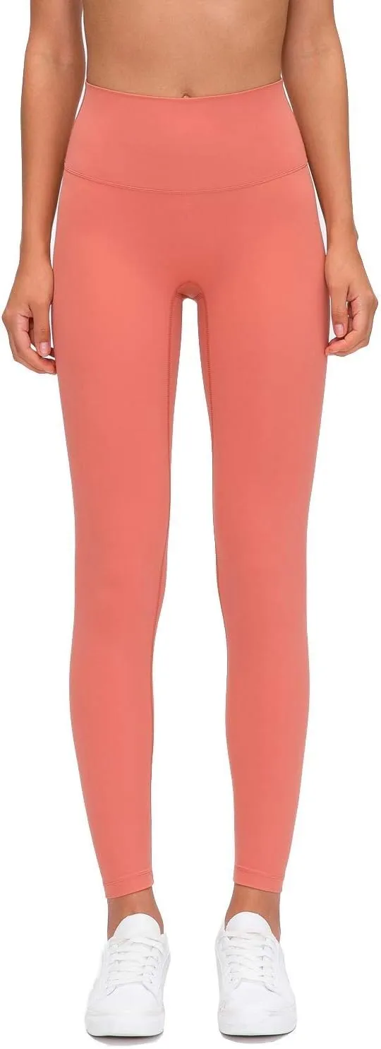 Lemedy Women Naked Feeling High Waist Tight Yoga Pants Workout Athletic Leggings