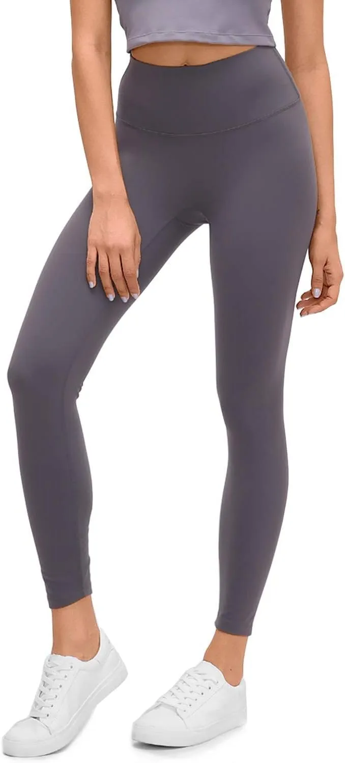 Lemedy Women Naked Feeling High Waist Tight Yoga Pants Workout Athletic Leggings
