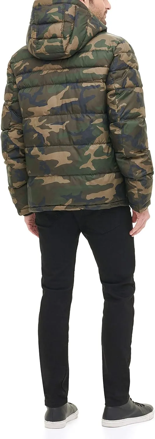Levi's Men's Mid-Length Quilted Performance Hoody Puffer Jacket