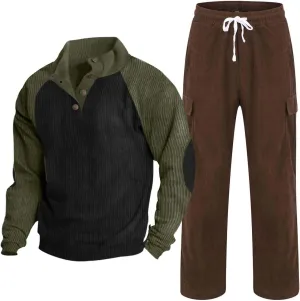 Loose Sweatshirt Pants for Men Sleeve Jacket Name Brand Men Sweatsuits Mens Fuzzy Hoodie Men 2 Piece Sweatsuits Mens