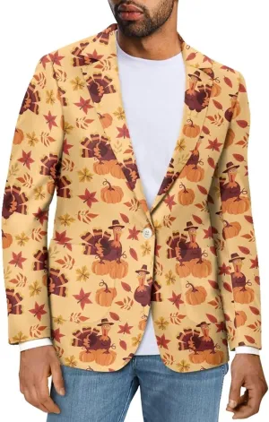 Men's Casual Blazer with Pockets Classic-Fit Sport Coats & Blazers with Pockets Lightweight Jackets for Men