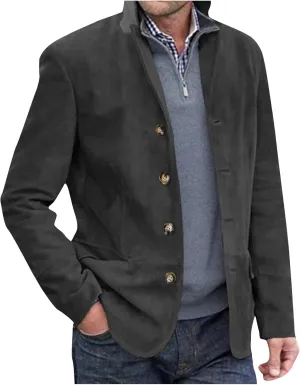 Men's Classic Blazer Slim Fit Sport Coats Business Casual Notched Lapel Suit Jacket Fashion Lightweight Vintage Blazers