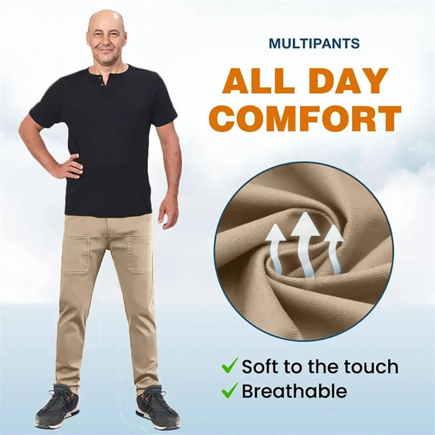 Mens Corduroy Pants Elastic Waist Drawstring Casual Loose Straight Leg Hiking Trousers Slim fit Slacks with Pockets
