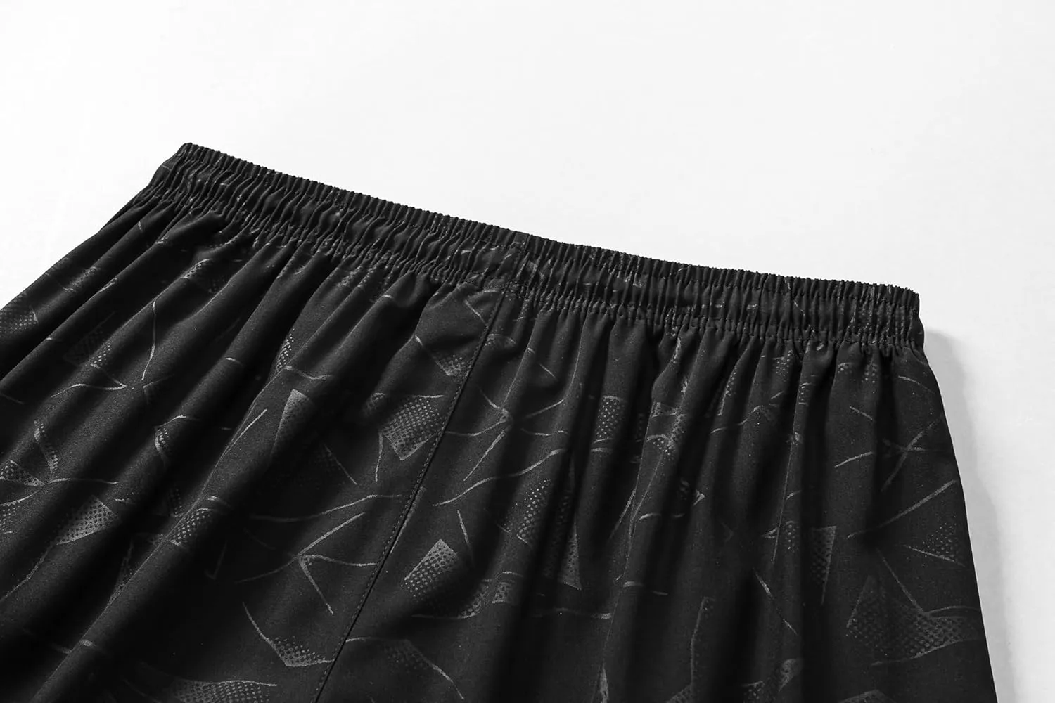 Men's Quick-Drying Printed Gym Shorts with Zip Pockets, Running and Fitness Gym Shorts for Many scenarios