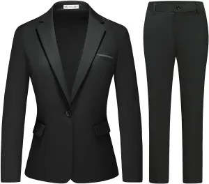 MODFUL Women Suits Work Professional Office 2 Piece Pant Suits for Women Business Outfits