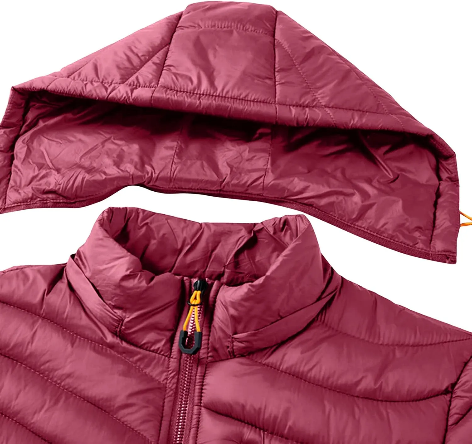 Puffer Jacket for Teen Boys Thicken Long Sleeve Winter Coat Classic Running Rain Jacket with Pockets Down Parka Jacket