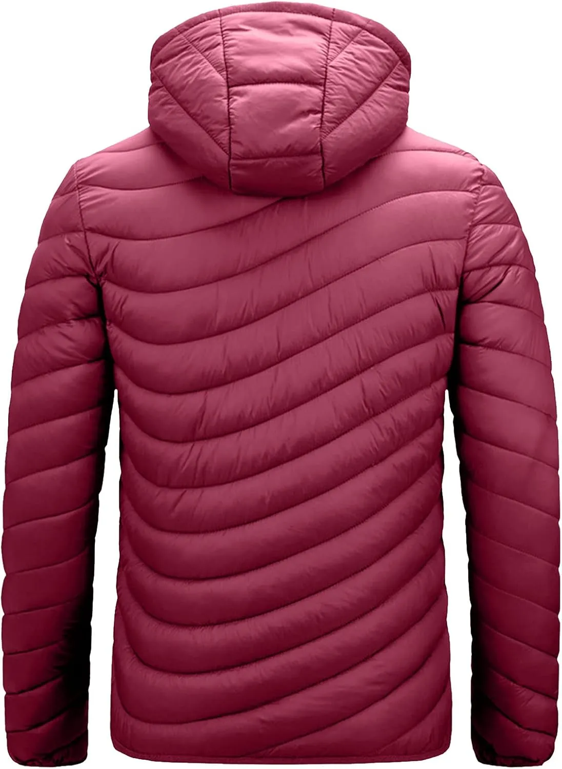 Puffer Jacket for Teen Boys Thicken Long Sleeve Winter Coat Classic Running Rain Jacket with Pockets Down Parka Jacket