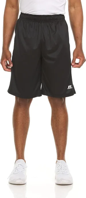 Russell Athletic Mens Performance Athletic Running Shorts Quick Dry Workout Shorts with Pockets and Elastic Waistband 10"