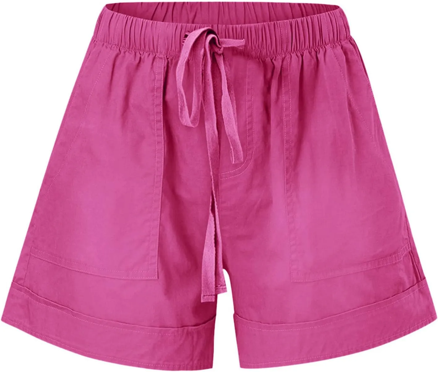 SHOPESSA Womens Shorts Casual Stretch Comfy Pj Shorts for Women Loose Fit Baggy Lounge Trousers Women Running Biker Shorts