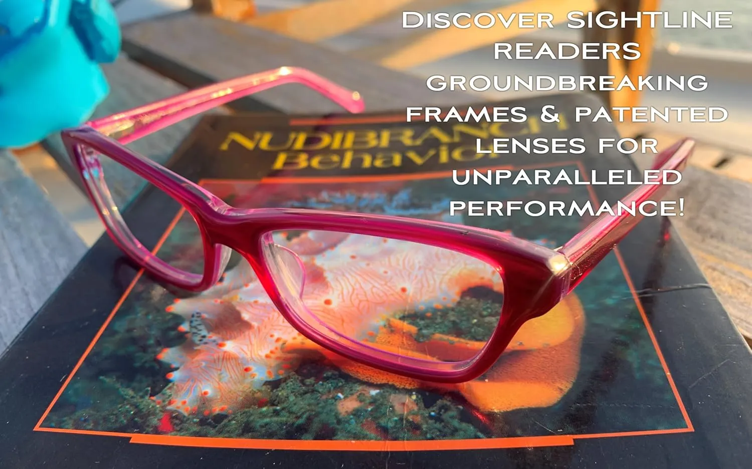 Sightline P314 Progressive Reading Glasses for Women Premium Cateye Optical Acetate Frame Medium Fit