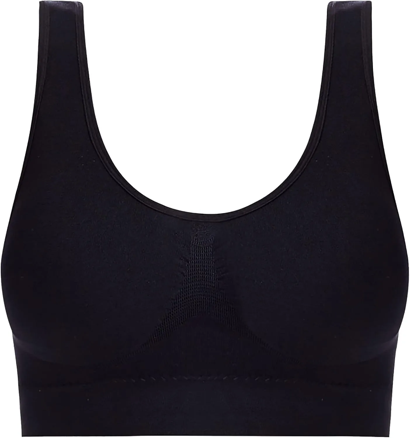 Sports Bra for Women Soft Adjustable Workout Gym Activewear No Underwire Bra Padded Crop Tank Top Bra Bralette