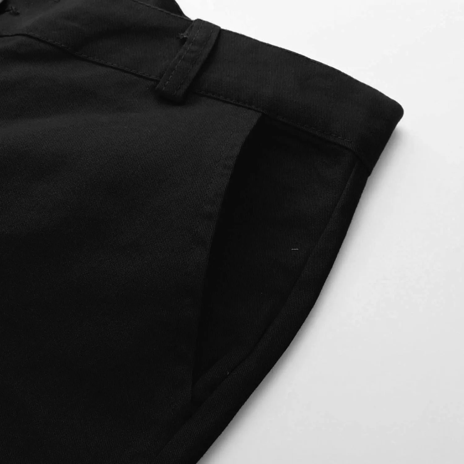 Sweatpants for Men High Street Fashion Leisure Loose Sports Running Solid Color Lace Up Pants Straight Leg Joggers