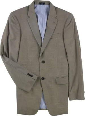 Tommy Hilfiger Mens 2 Button Side Vent Trim Fit Wool Coat